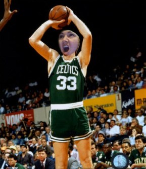 basketball, free throwing, shooting hoops, humor, meme, celtics, larry bird